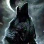 Wolf Demon Dark Black