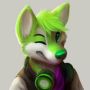 green wolf